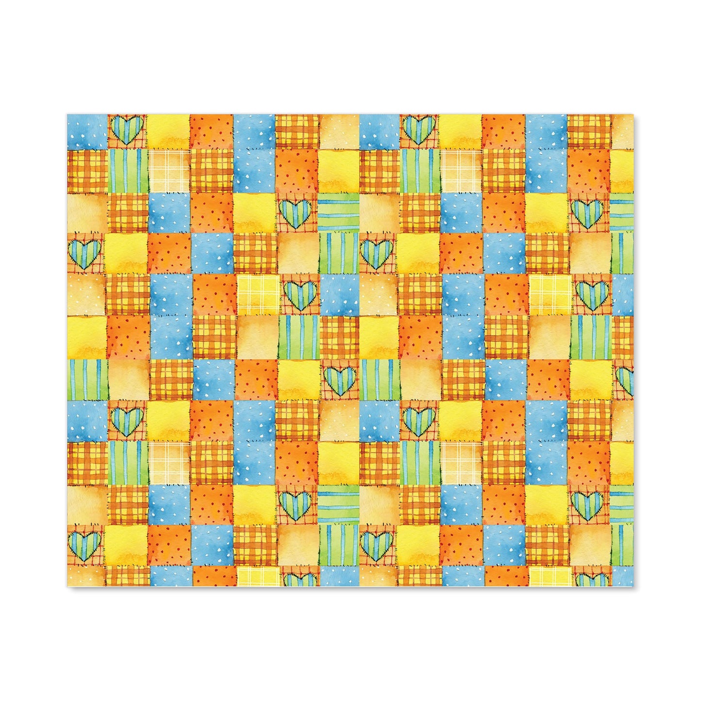 Baby Watercolour Blanket Pattern Kitchen Splashback