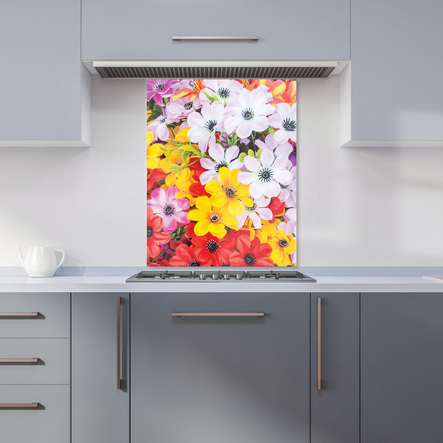 Spring Flowers Kitchen Splashback