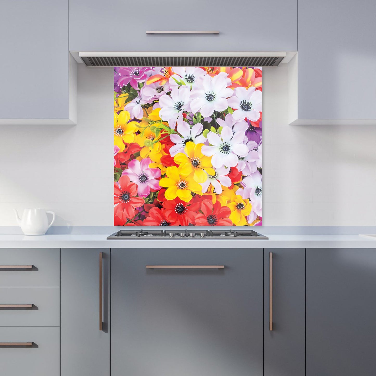 Spring Flowers Kitchen Splashback