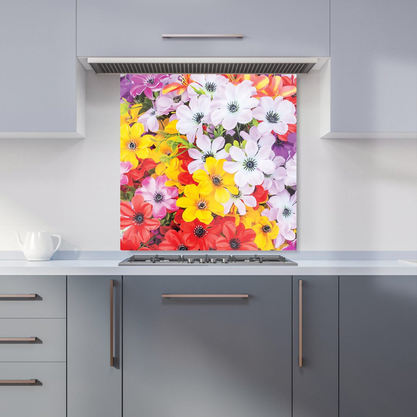 Spring Flowers Kitchen Splashback