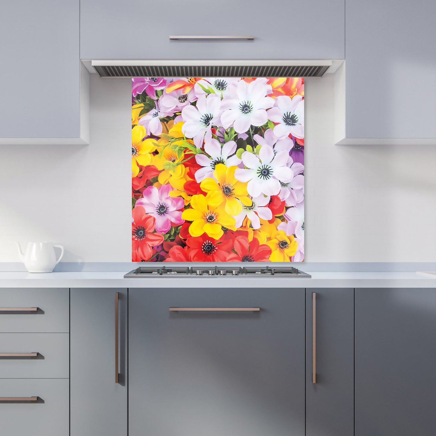 Spring Flowers Kitchen Splashback