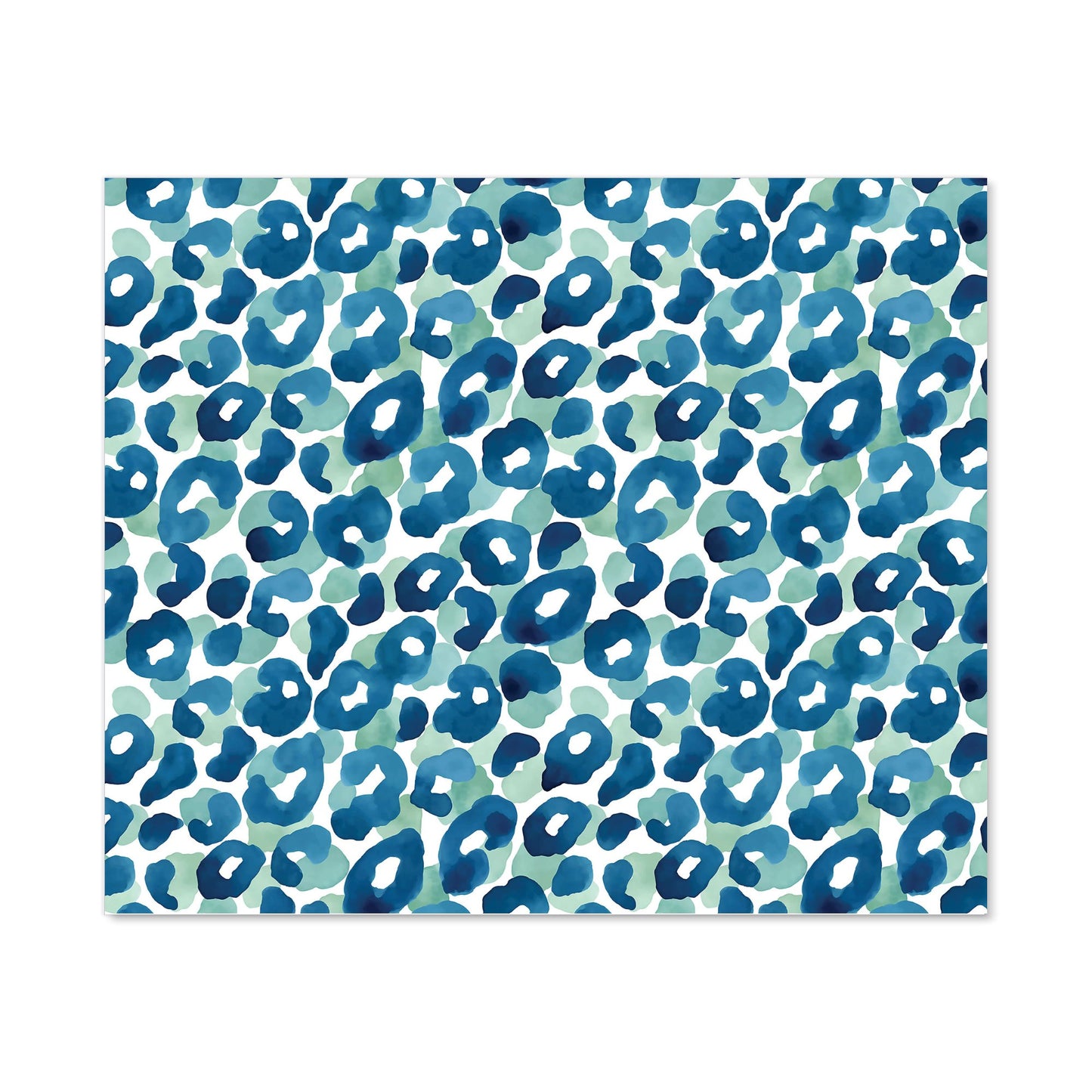 Watercolour Leopard Print Kitchen Splashback