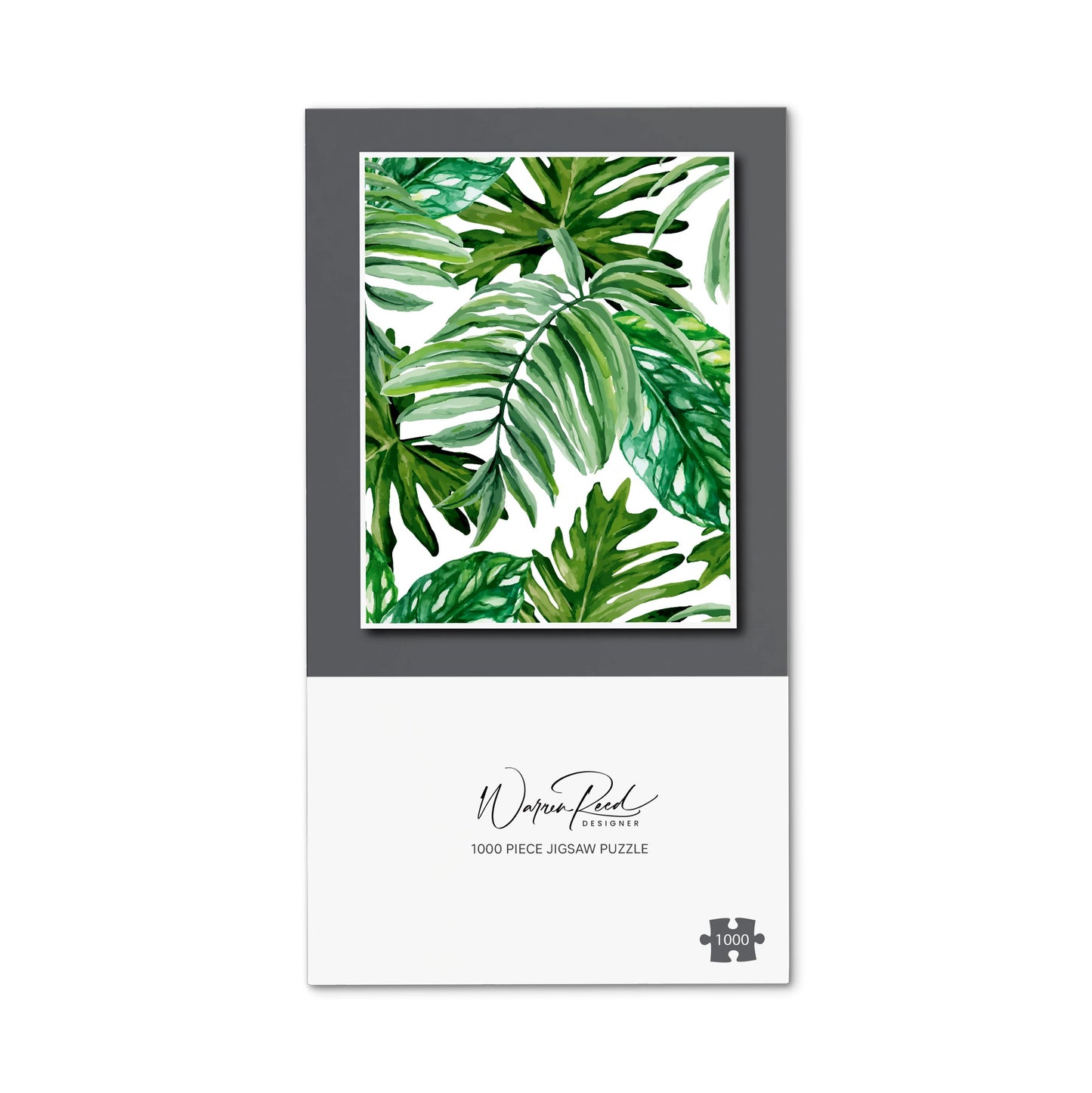 Exotic Rainforest Leaves Jigsaw Puzzle
