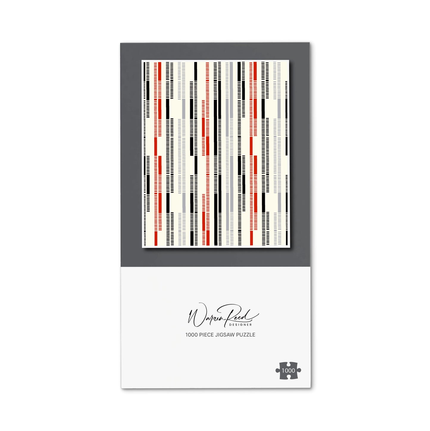 Dashed Stroke Pattern Jigsaw Puzzle