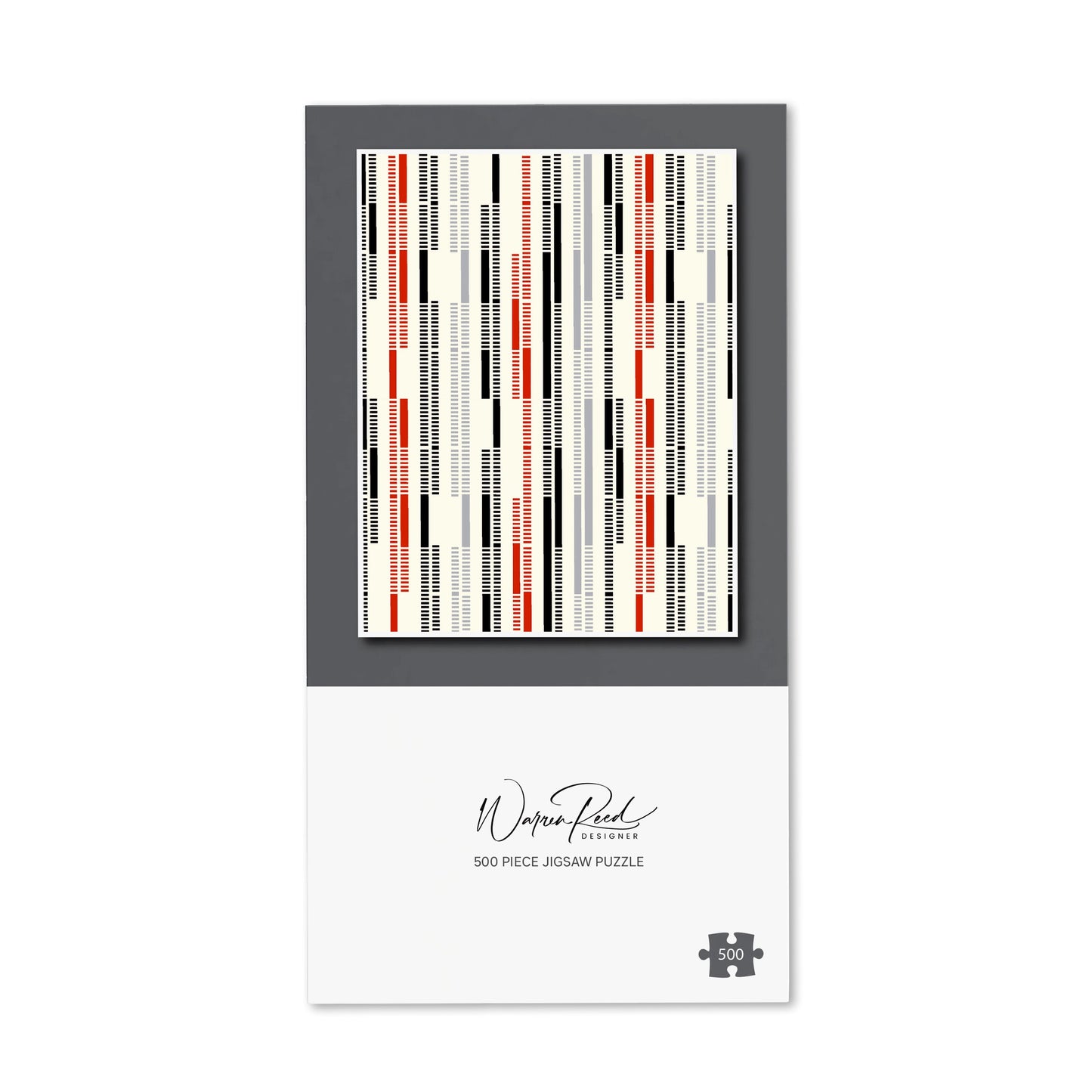 Dashed Stroke Pattern Jigsaw Puzzle
