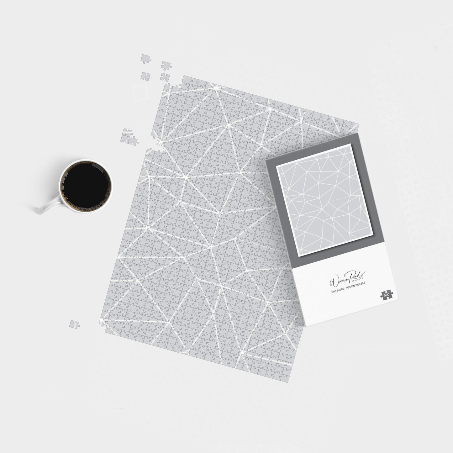 Geometric Triangle Pattern Jigsaw Puzzle