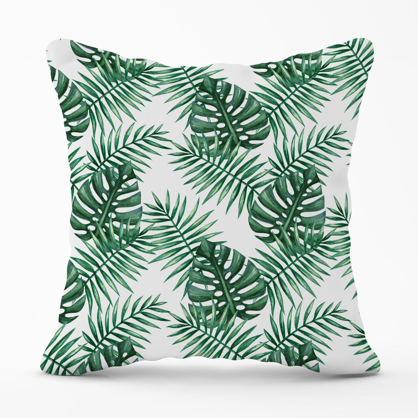 Watercolour Tropical Leaves Cushions