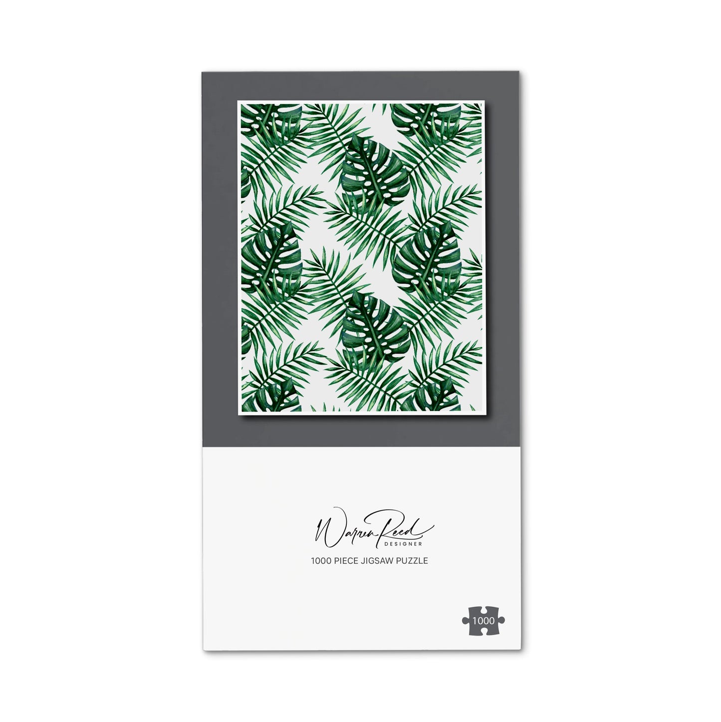 Watercolour Tropical Leaves Jigsaw Puzzle