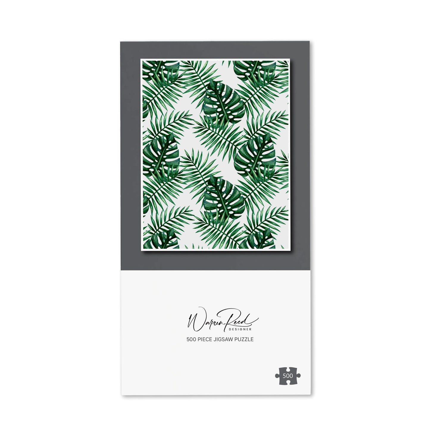 Watercolour Tropical Leaves Jigsaw Puzzle