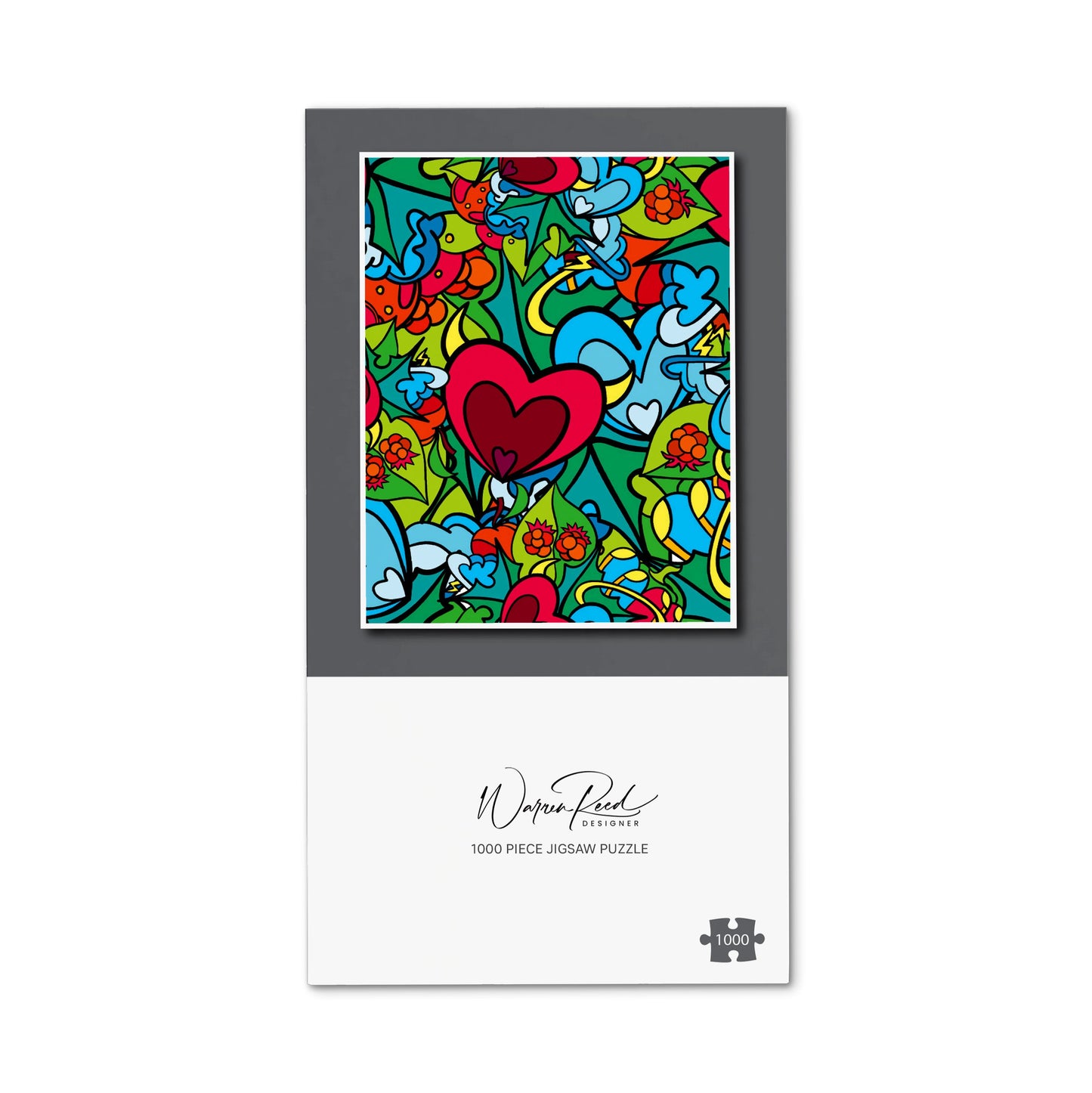 Hippie Psychedelic Pattern Jigsaw Puzzle