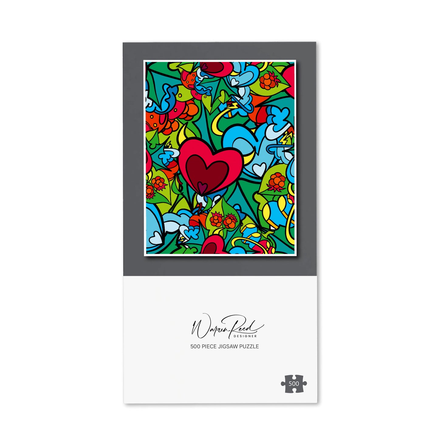Hippie Psychedelic Pattern Jigsaw Puzzle