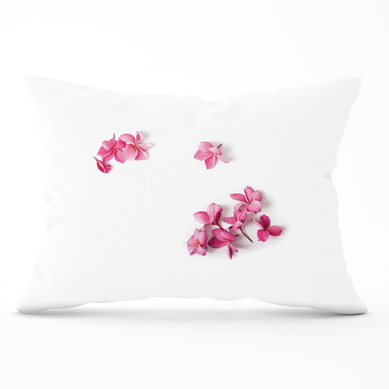 Pink Frangipani Flowers Cushions