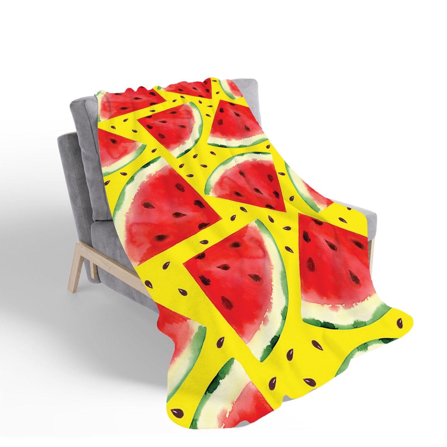 Watermelon Pattern Sherpa Blanket