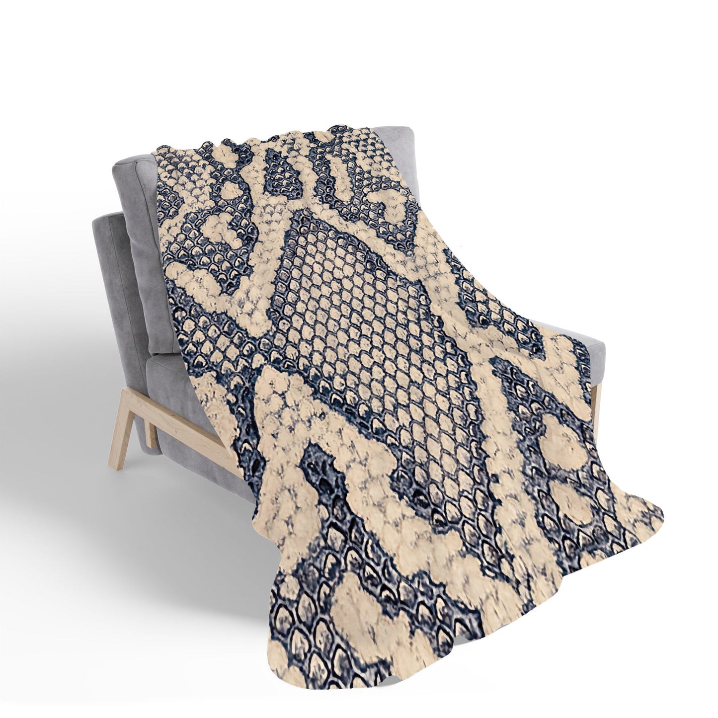 Snake Skin Sherpa Blanket