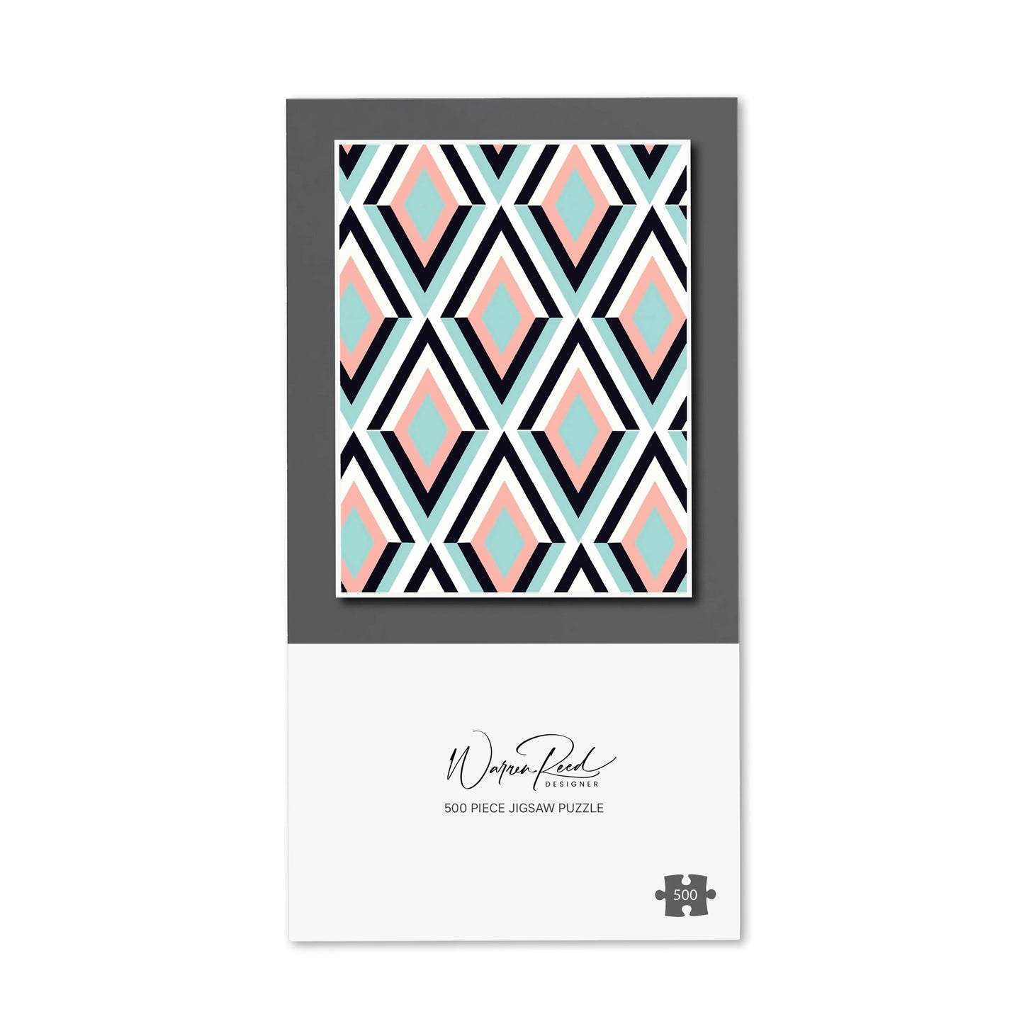 Zig Zag Abstract Pattern Jigsaw Puzzle