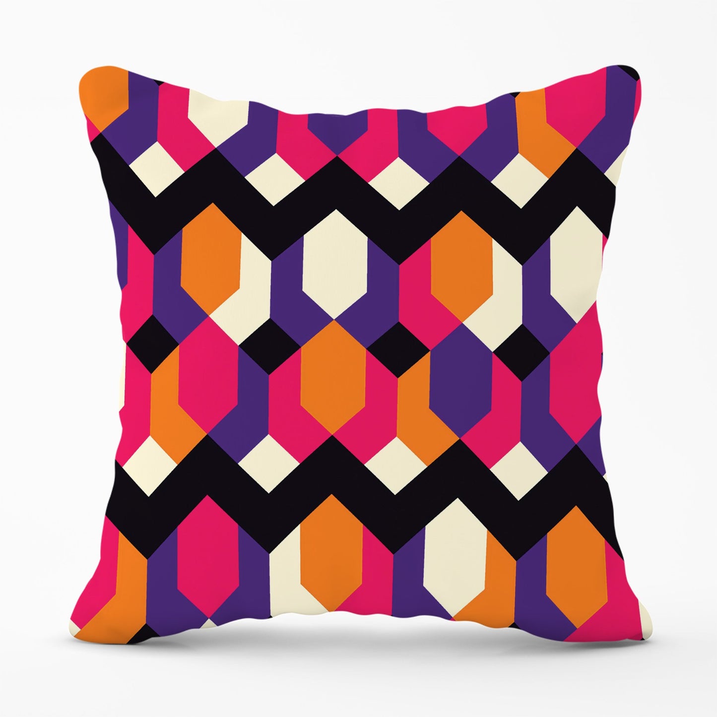 Coloured Abstract Pattern Cushions