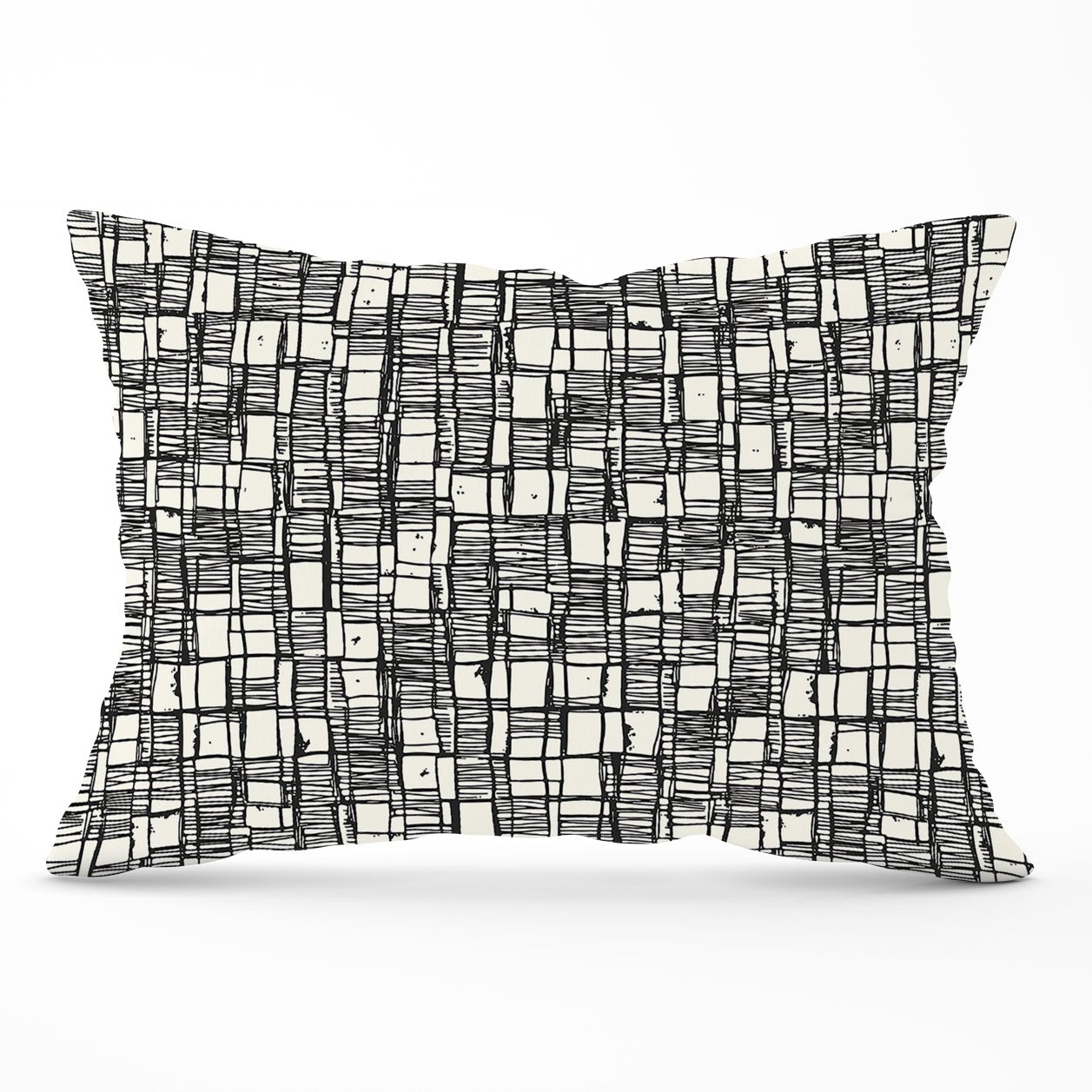 Irregular Sketched Block Textured Cushions