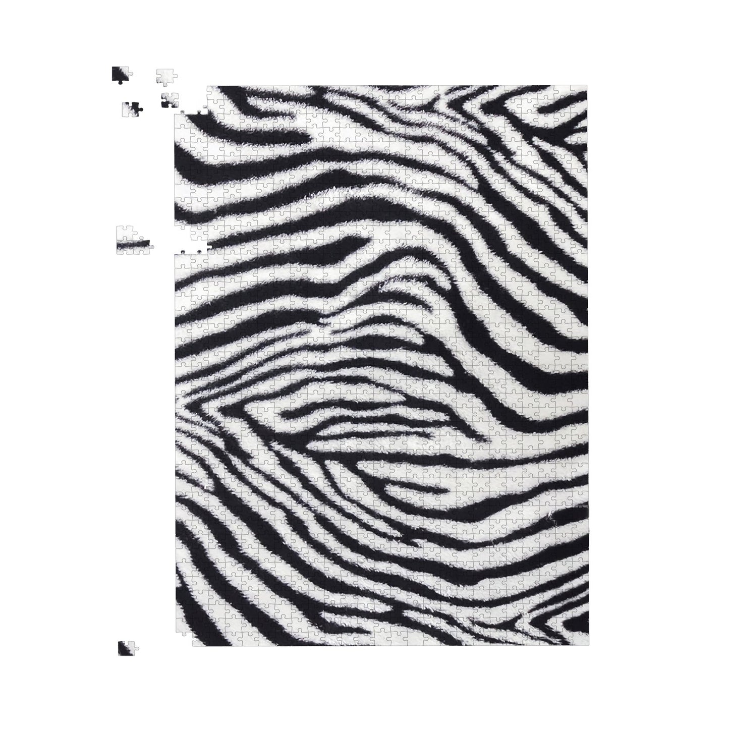 Zebra Texture Pattern Jigsaw Puzzle