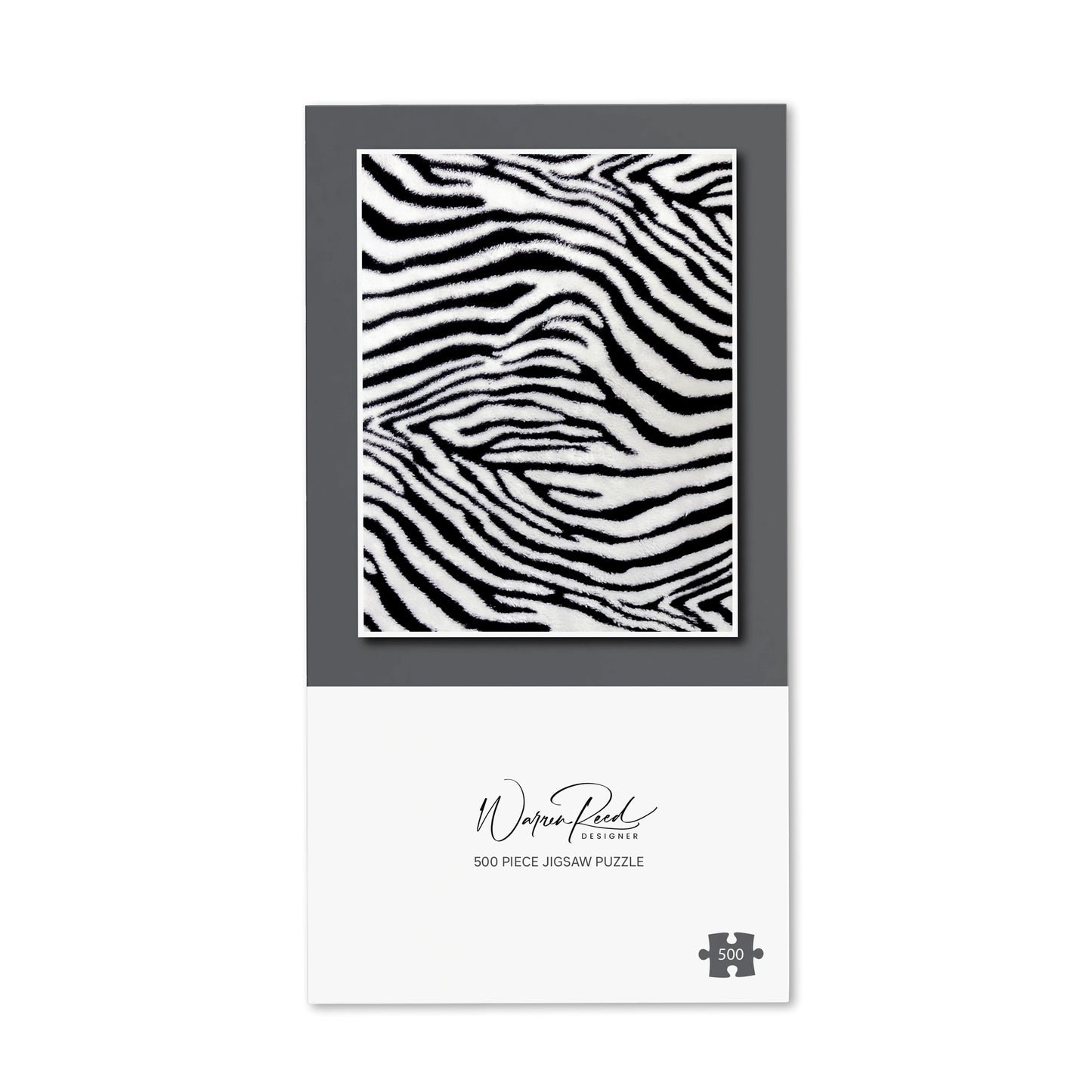 Zebra Texture Pattern Jigsaw Puzzle