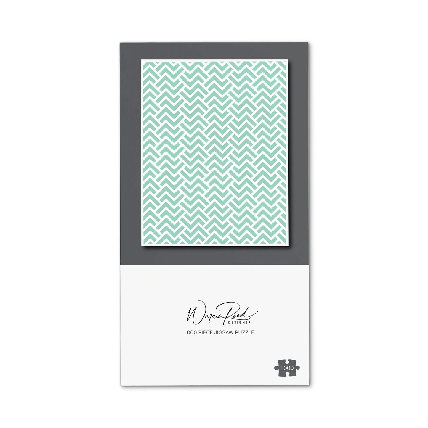 Green Geometric Pattern Jigsaw Puzzle