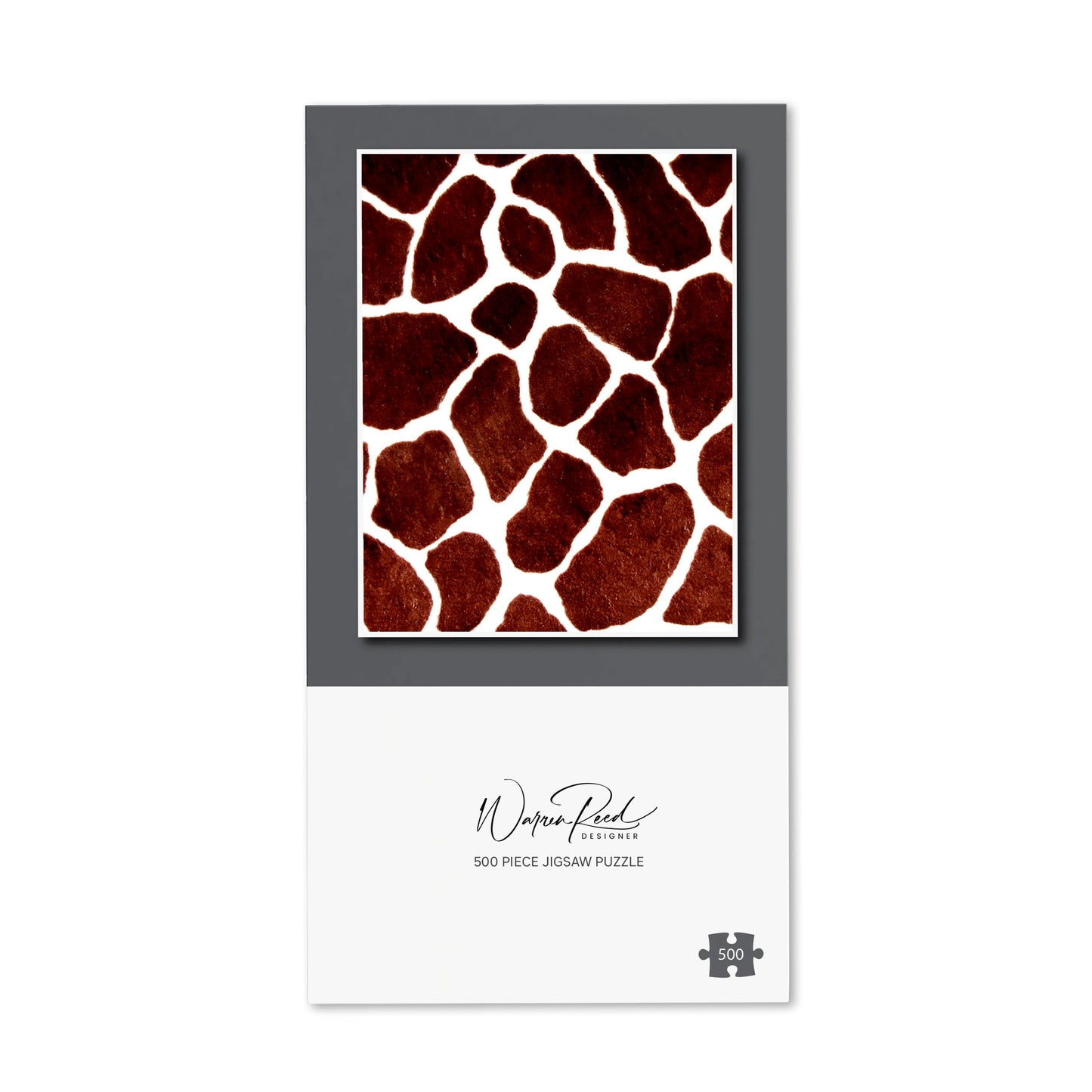 Giraffe Spots Print Jigsaw Puzzle
