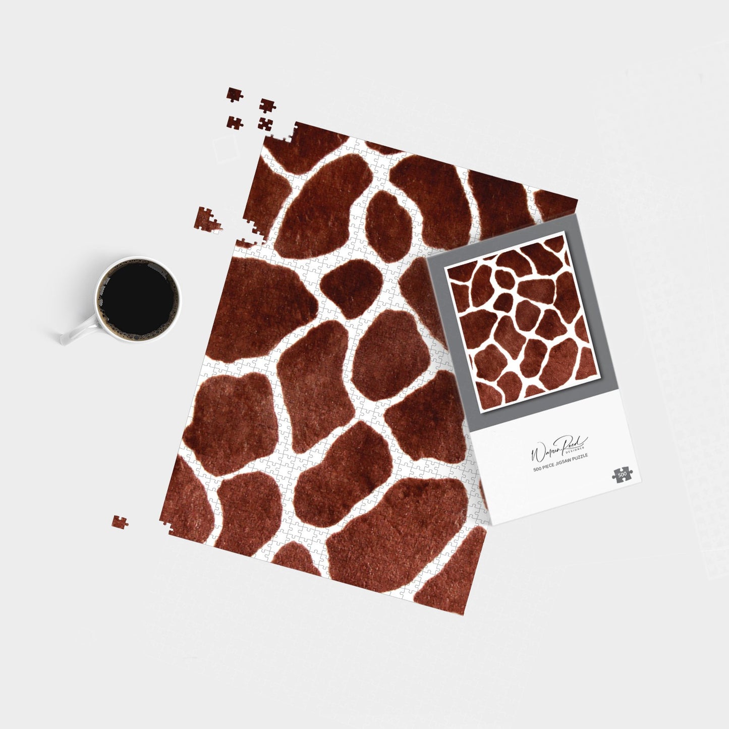 Giraffe Spots Print Jigsaw Puzzle