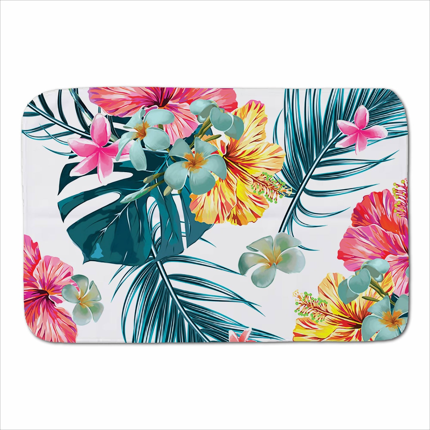 Spring Summer Flowers Sherpa Blanket