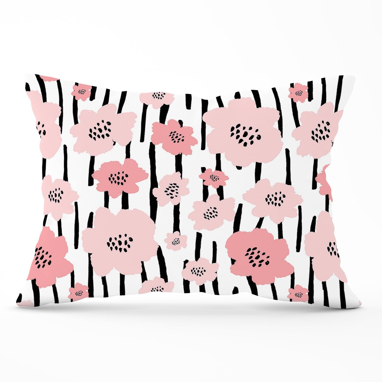Pastel Pink Flowers Cushions