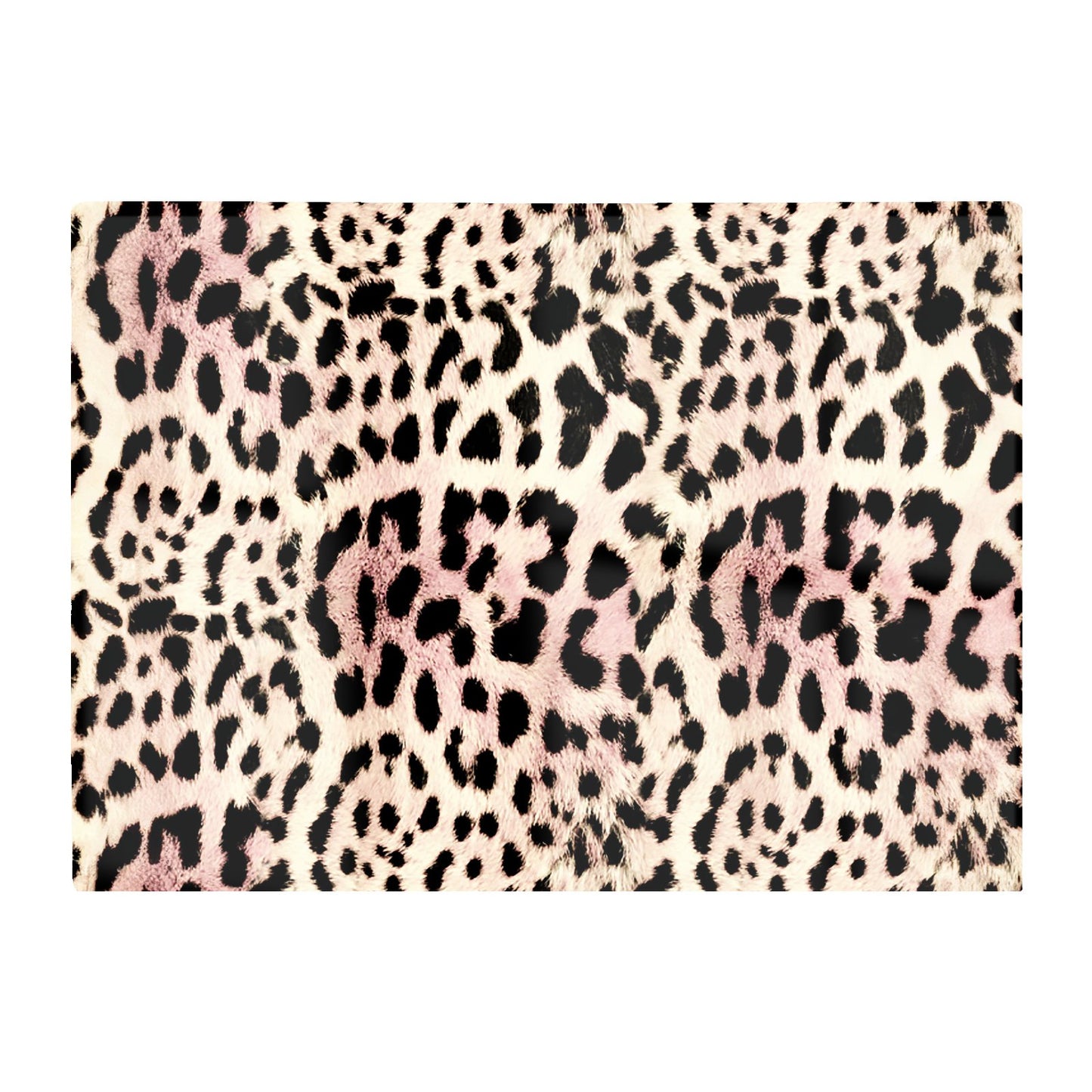 Leopard Hide Glass Chopping Board