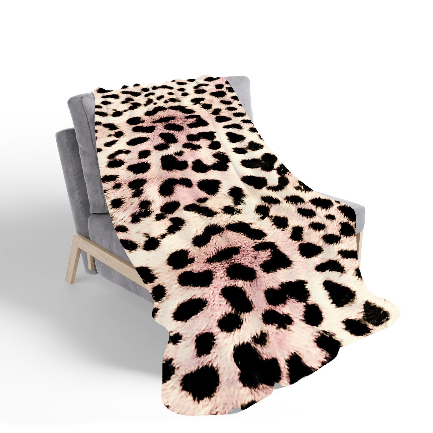 Leopard Hide Sherpa Blanket