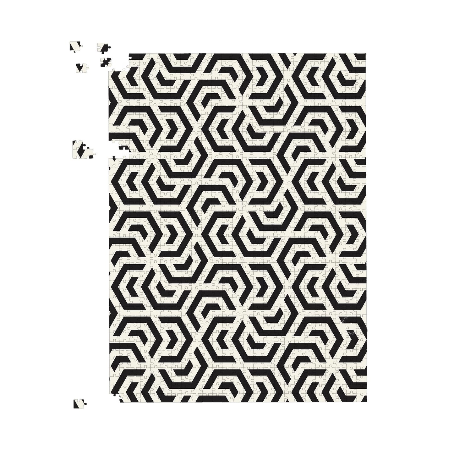 Hexagonal Geometric Pattern Jigsaw Puzzle