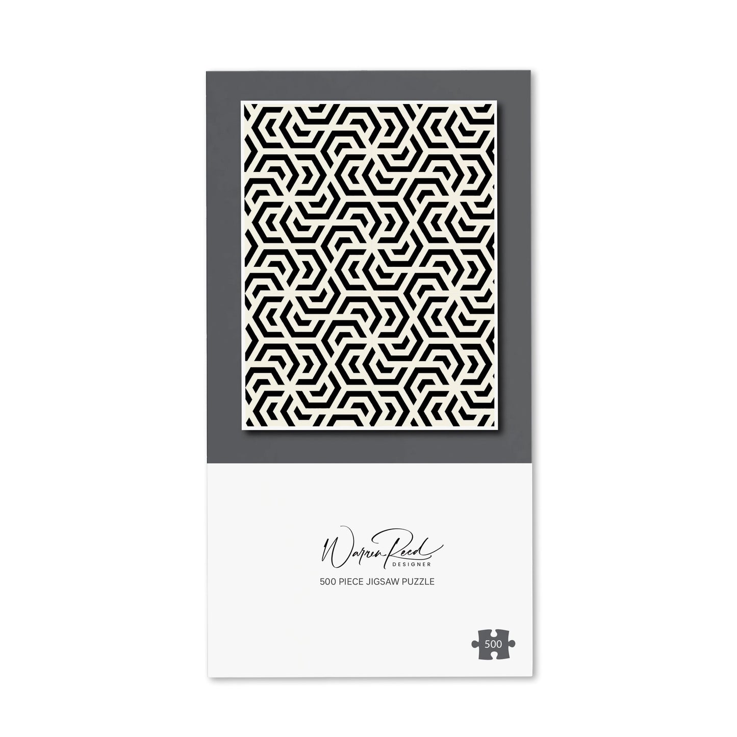 Hexagonal Geometric Pattern Jigsaw Puzzle