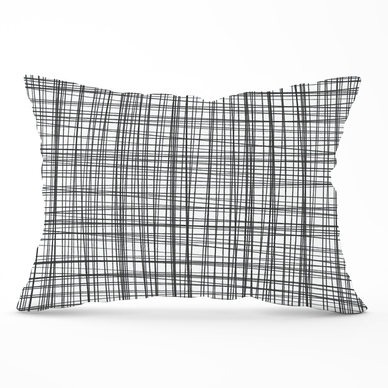 Monochrome Pencil Scribble Cushions