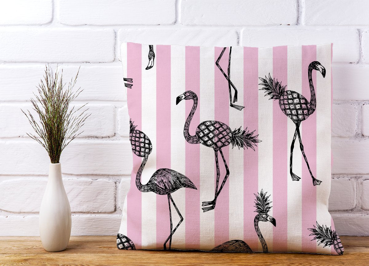 Pineapple Flamingo Cushions