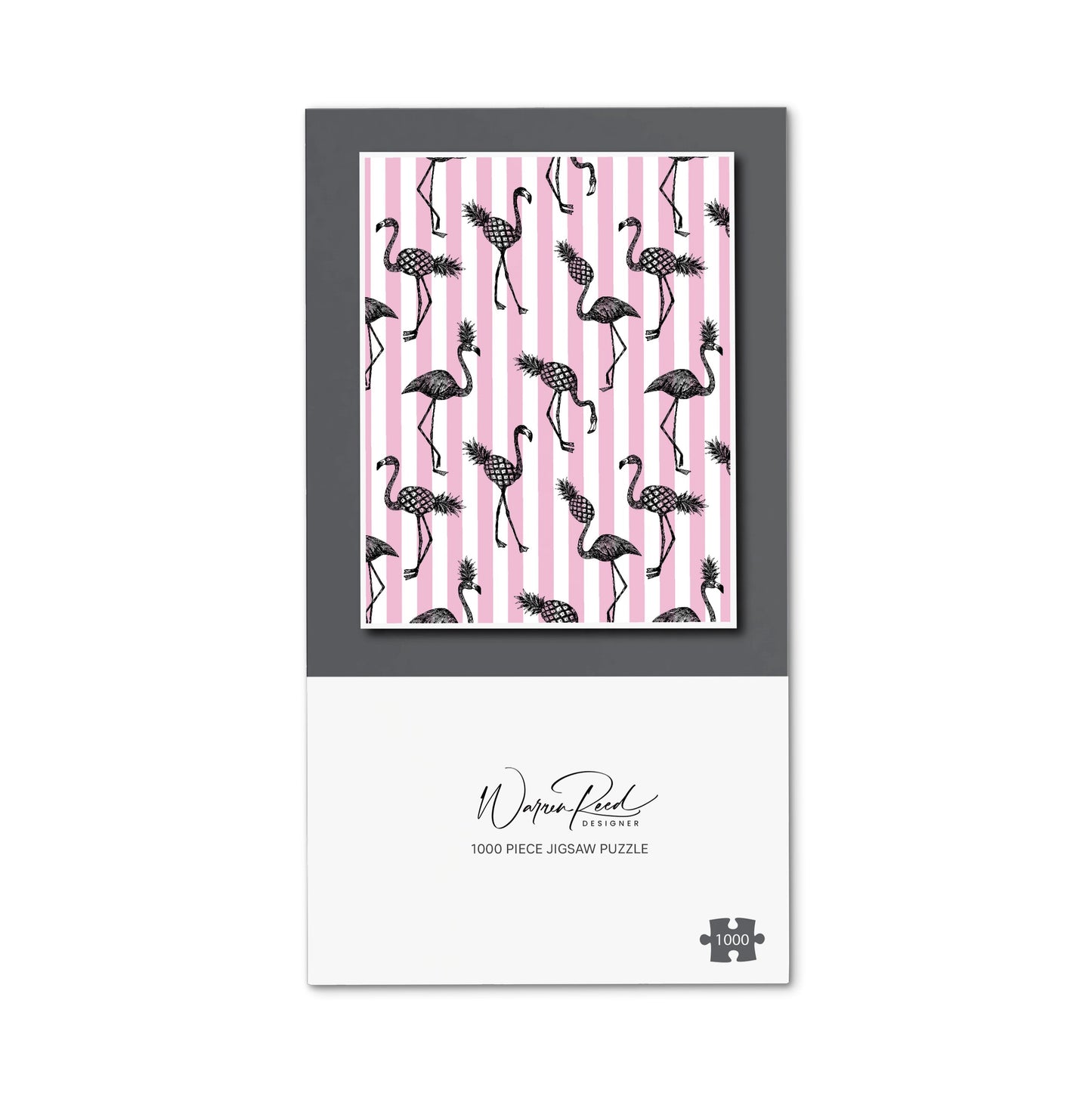 Pineapple Flamingo Jigsaw Puzzle