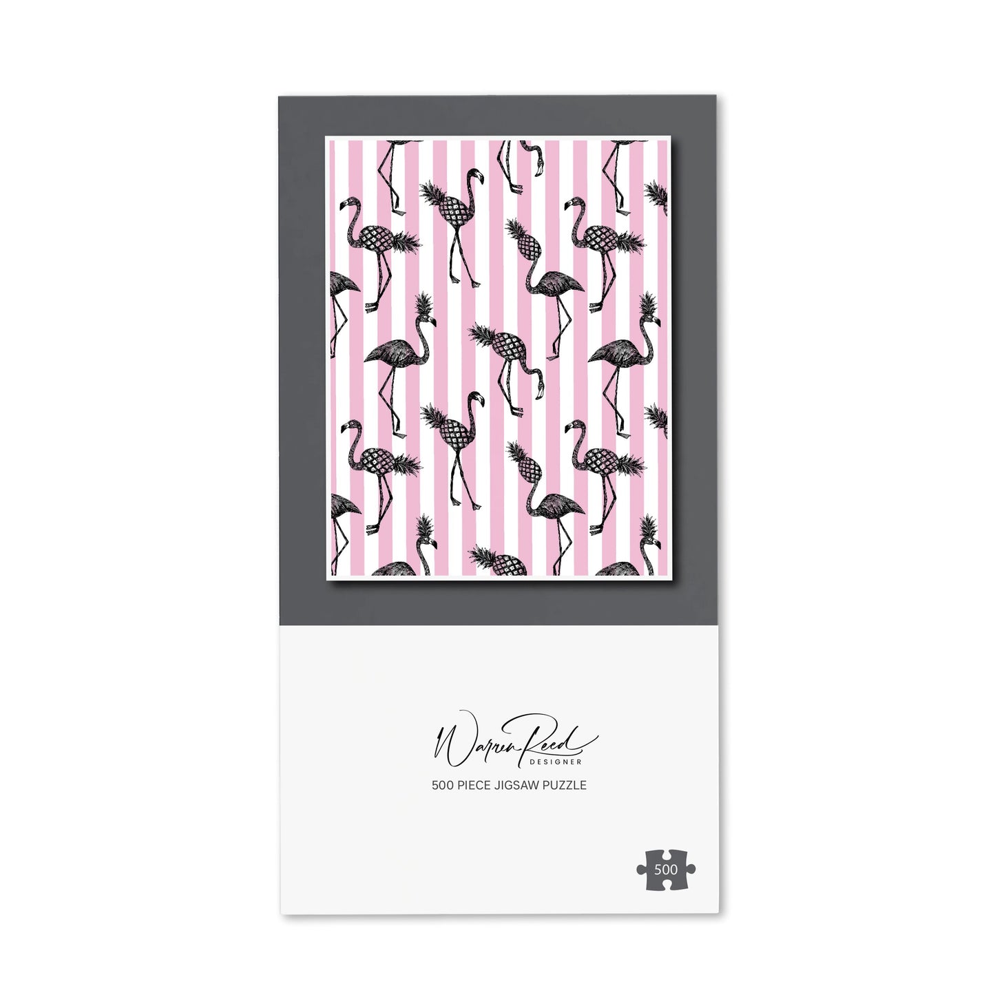Pineapple Flamingo Jigsaw Puzzle