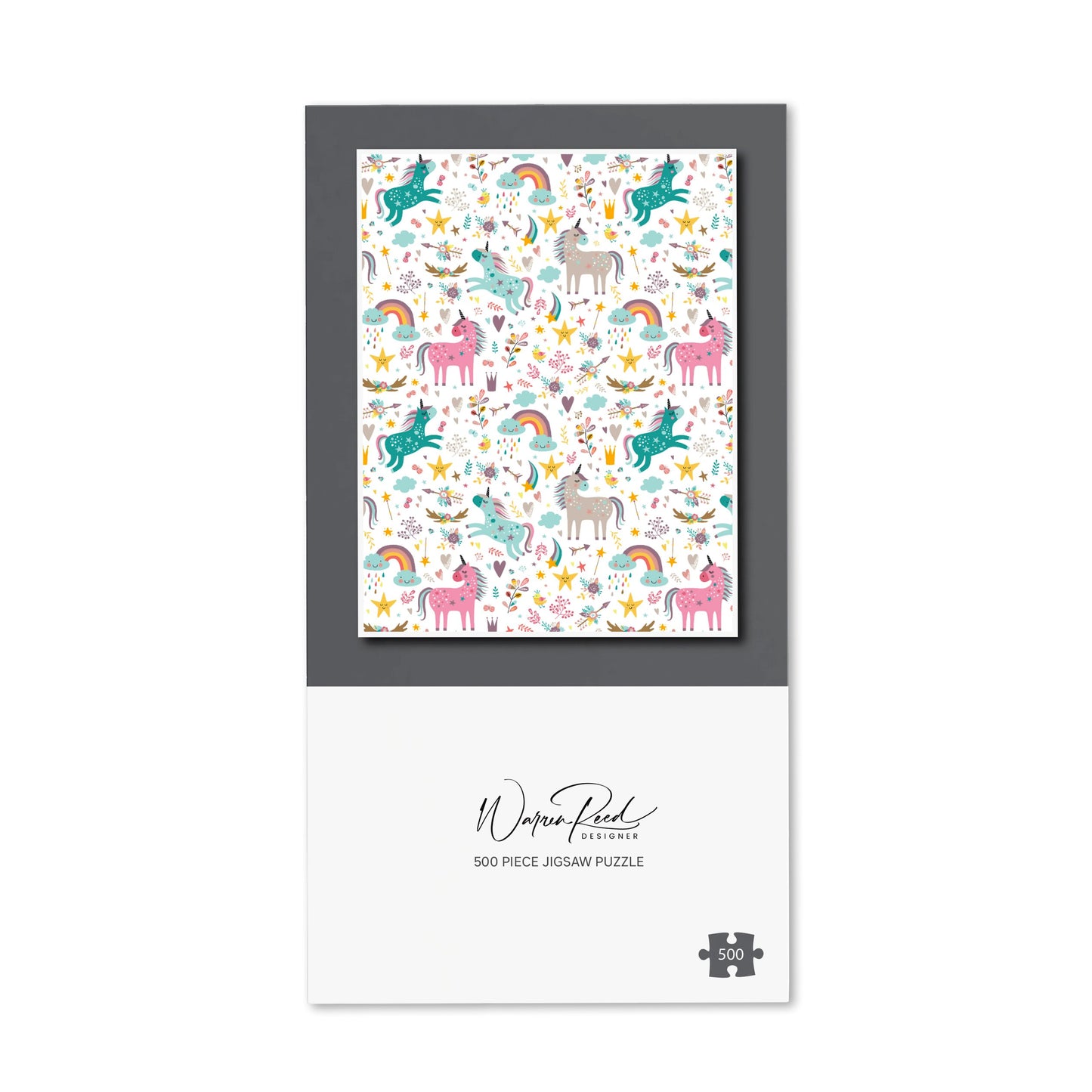 Unicorn And Rainbows Jigsaw Puzzle