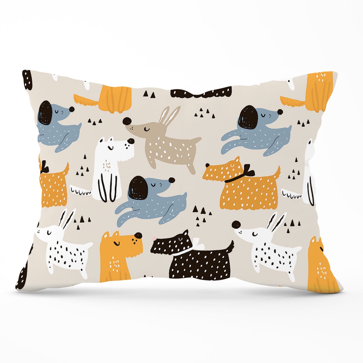 Hand Drawn Dogs Cushions