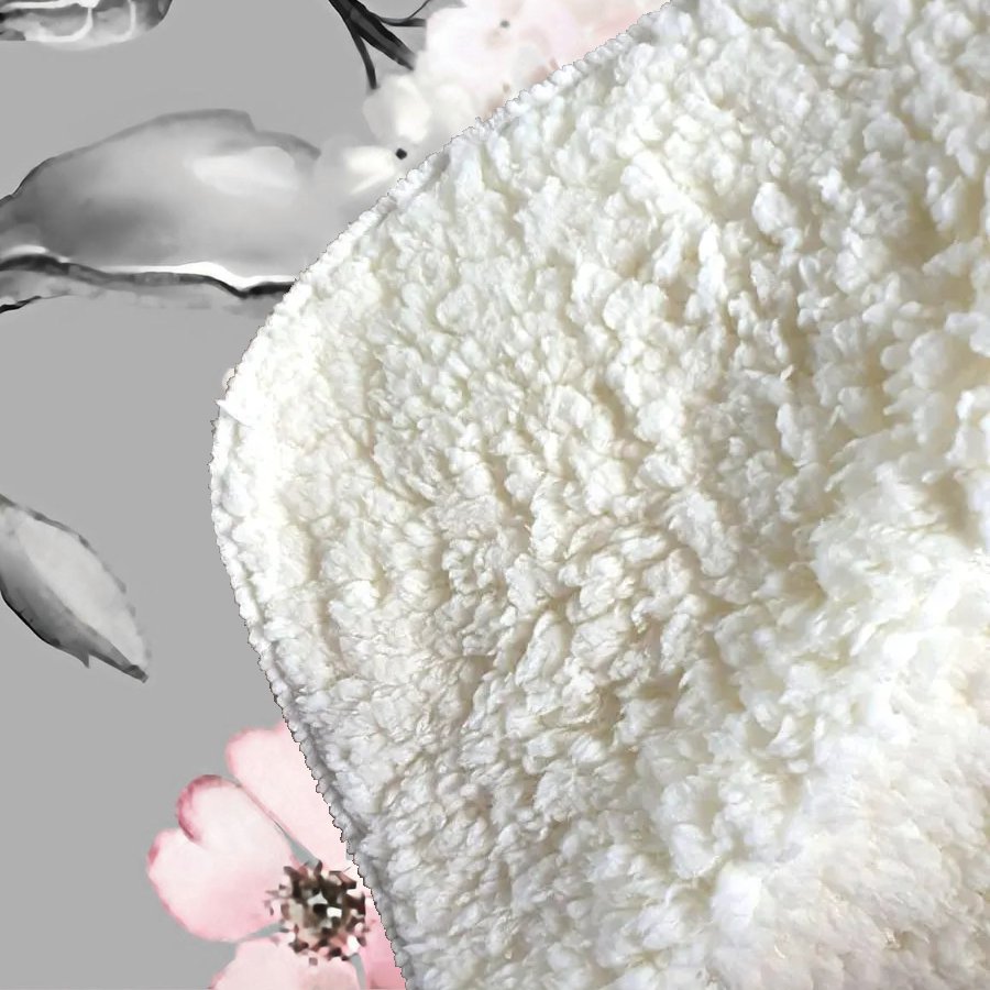 Dusty Pink Roses Sherpa Blanket
