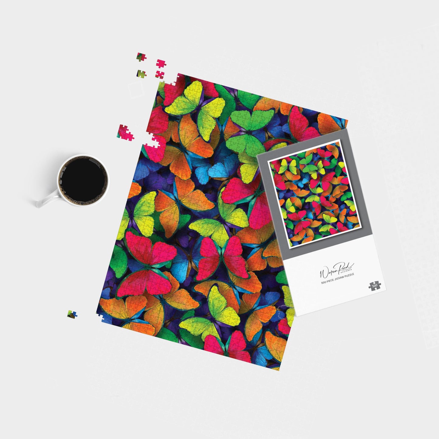 Rainbow Butterflies Jigsaw Puzzle