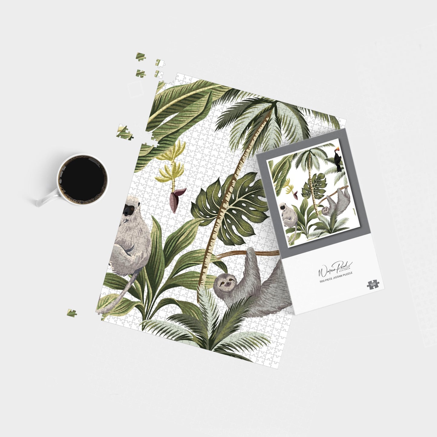 Tropical Sloths Jigsaw Puzzle