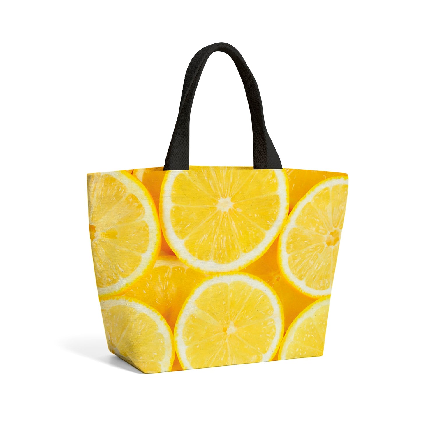Vibrant Lemons Beach Shopper Tote Bag