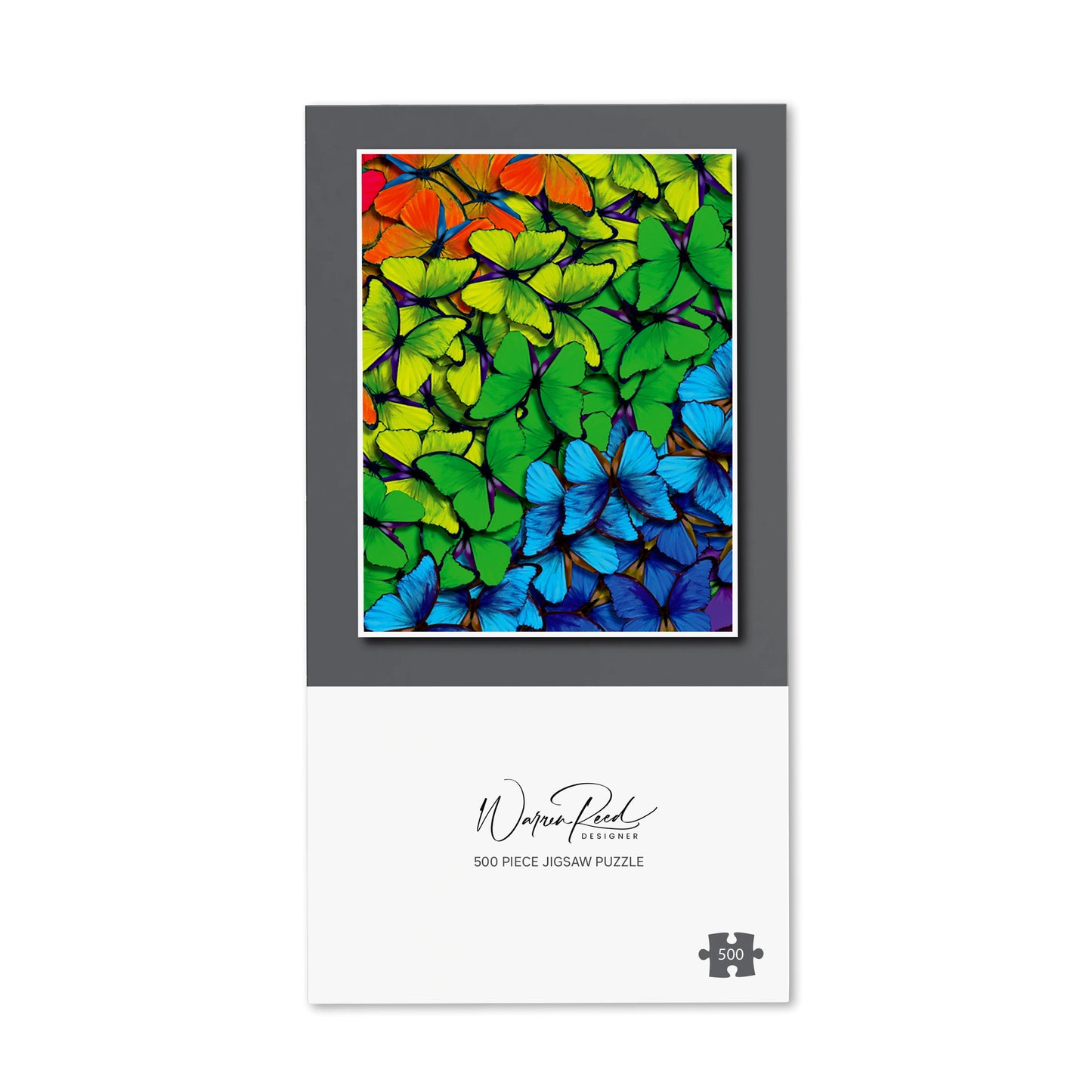 Multicoloured Butterflies Jigsaw Puzzle