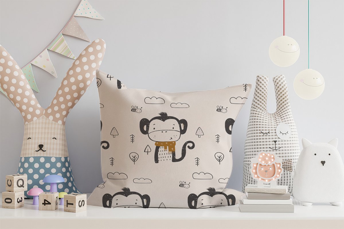 Monkey Forest Cushions