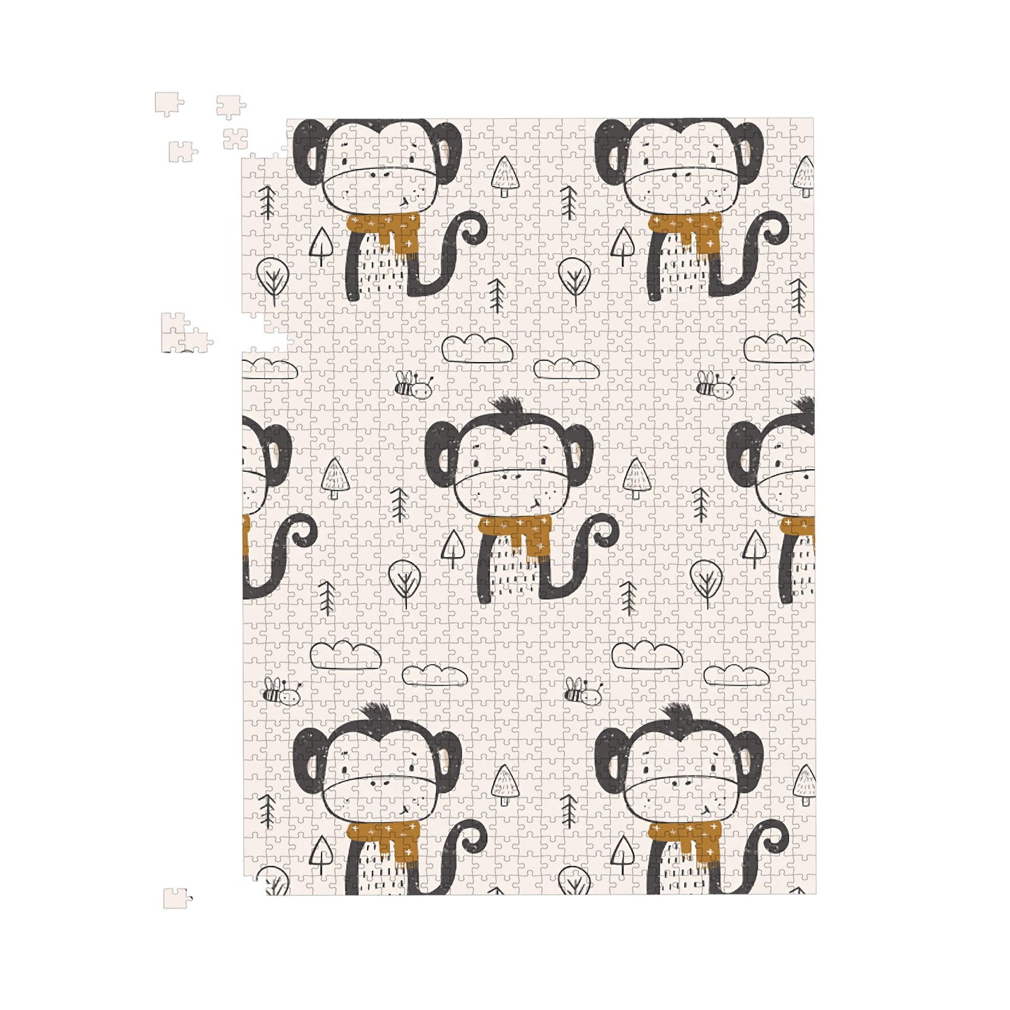 Monkey Forest Jigsaw Puzzle
