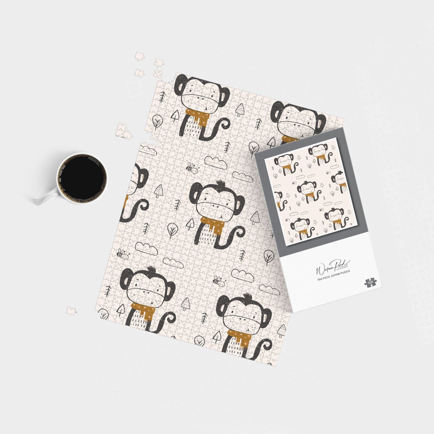 Monkey Forest Jigsaw Puzzle