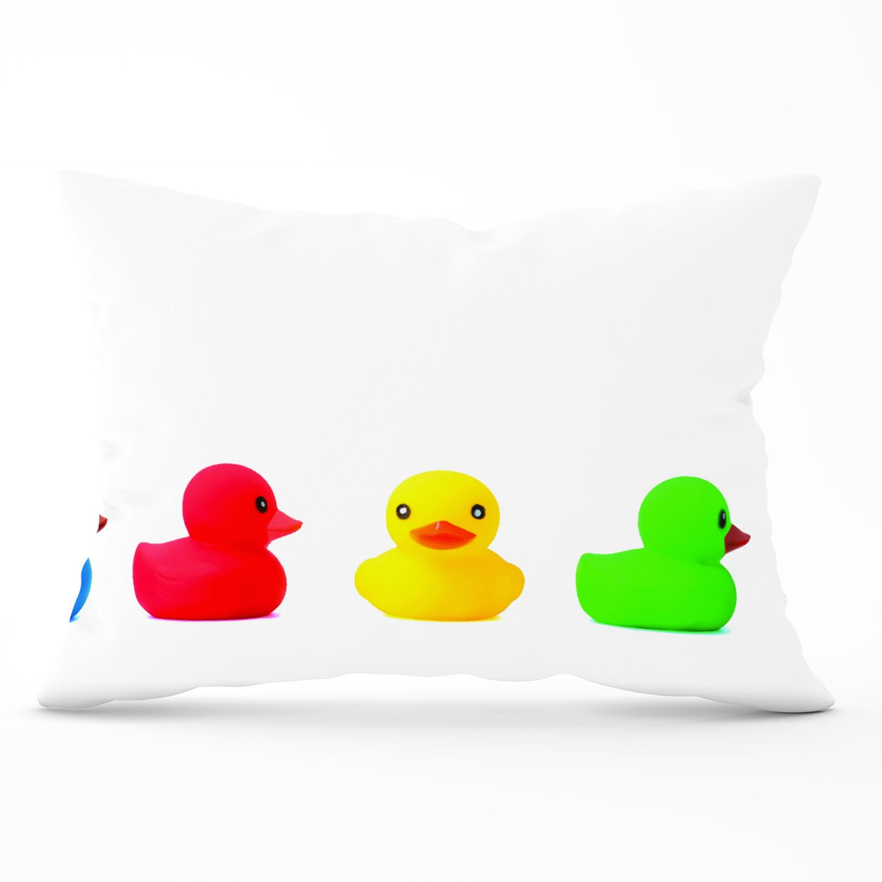 Coloured Rubber Ducks Cushions