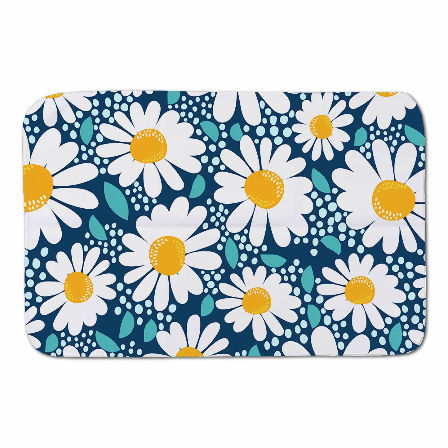 Camomile Flowers Sherpa Blanket