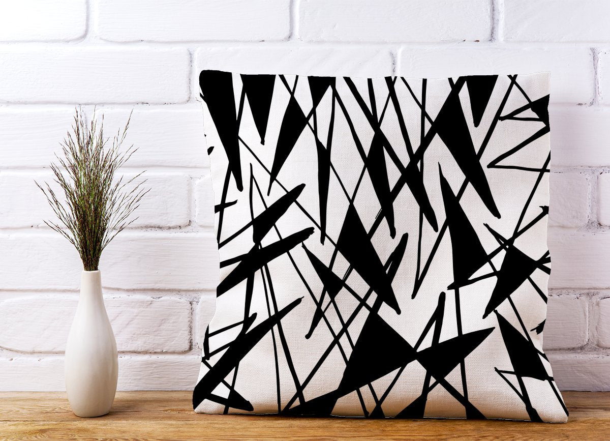 Brush Abstract Pattern Cushions
