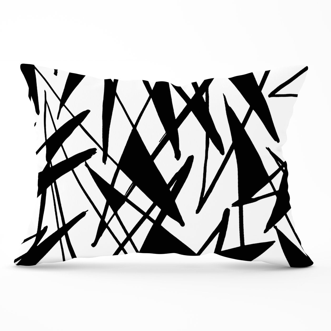 Brush Abstract Pattern Cushions